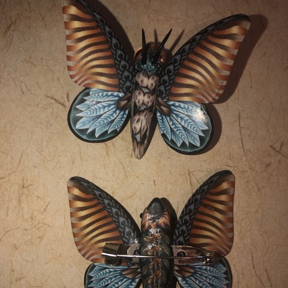 Jon Stuart Anderson Butterfly Pin - Picture 8 of 9